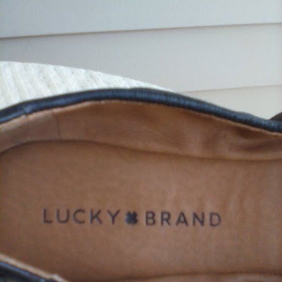 Lucky Brand ECHO Women's Ballet Flats Leather Black size 11 EUC - Picture 7 of 9